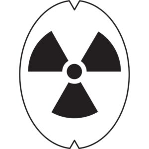 Radiation Symbol Stencil